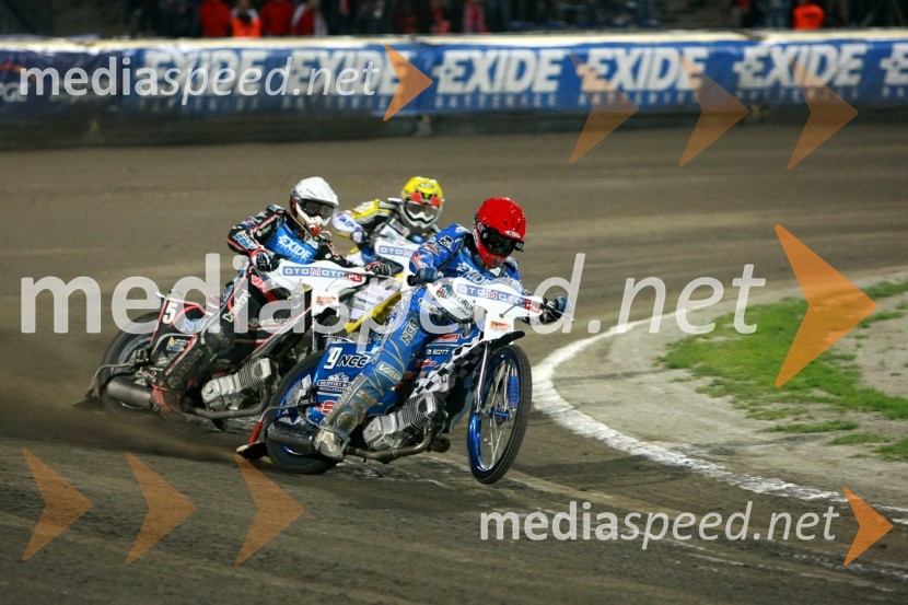 Andreas Jonsson (Švedska) in Fredrik Lindgren (Švedska)Speedway, SGP 2010, VN Evrope, dirka