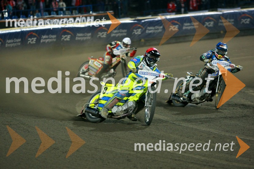 Kenneth Bjerre (Danska) in Jaroslaw Hampel (Poljska)Speedway, SGP 2010, VN Evrope, dirka
