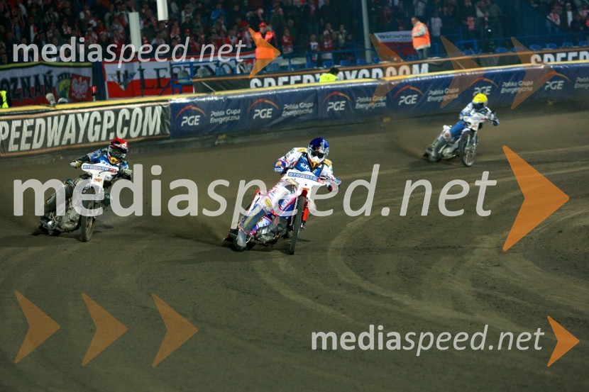 Emil Sayfutdinov (Rusija) in Jason Crump (Avstralija)Speedway, SGP 2010, VN Evrope, dirka