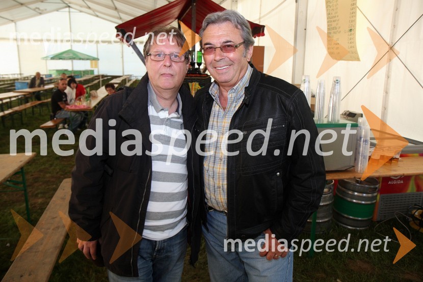 Janko Rath, fotograf in Jože Kobler, pevecRadio Maribor, prireditev ob 65 – letnici radia