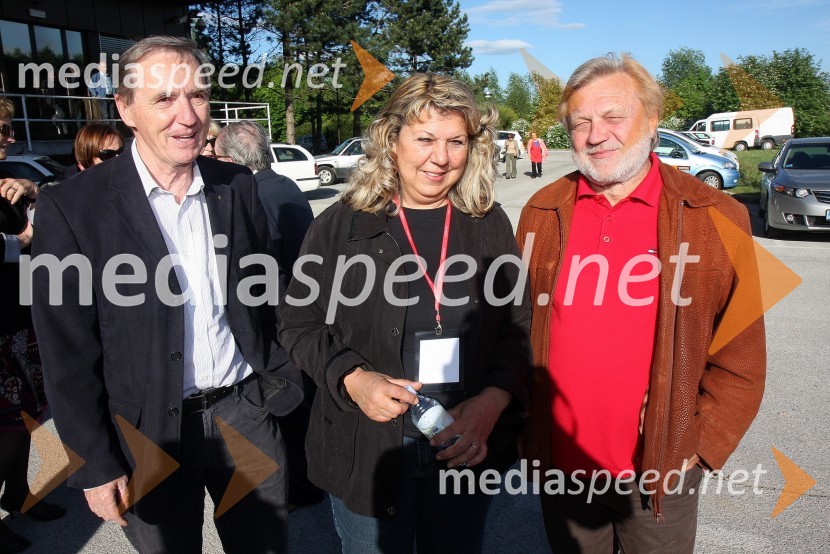 Darko Pašek, novinar in urednik na Radiu Maribor, Breda Čepe, novinarka Radia Maribor in Vlado Krejač, novinar Radia MariborRadio Maribor, prireditev ob 65 – letnici radia