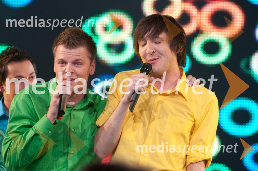 Člana skupine Oktet 92. polfinalna oddaja Slovenija ima talent