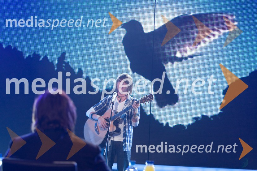 Peter Vode, zmagovalec 2. polfinalne oddaje2. polfinalna oddaja Slovenija ima talent