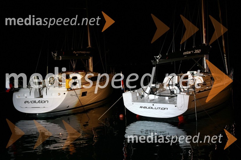 Jadrnici Elan impression 444 Evolution in Elan 350 R - evolutionEkskluzivna predstavitev jadrnic Elan 350 R - Evolution in Elan impression 444 Evolution