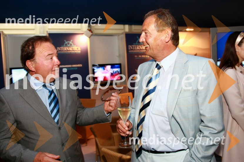 Jadran Furlanič, direktor turističnega združenja Portorož in Marjan Božnik, direktor Marine Portorož15. Internautica 2010, otvoritev