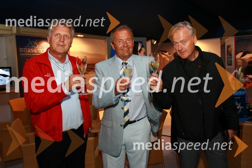 Marjan Matevljič, izvršni direktor Internautice in kapetan Marine Portorož, Marjan Božnik, direktor Marine Portorož ter Jurij Korenc, idejni oče in izvršni direktor Internautice15. Internautica 2010, otvoritev