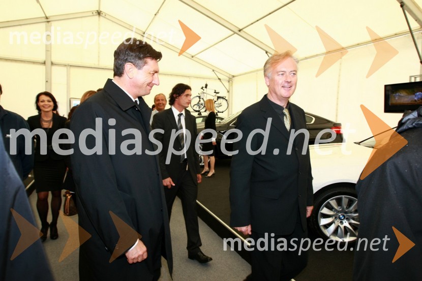 Borut Pahor, predsednik vlade Republike Slovenije in Jurij Korenc, idejni oče in izvršni direktor Internautice15. Internautica 2010, otvoritev