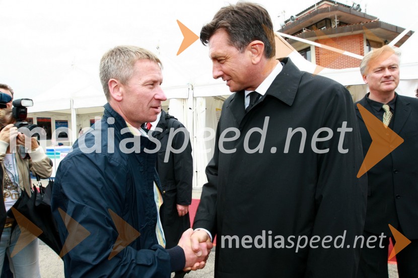 Dr. Robert Ferko, predsednik uprave podjetja Elan d.o.o. in Borut Pahor, predsednik vlade Republike Slovenije15. Internautica 2010, otvoritev