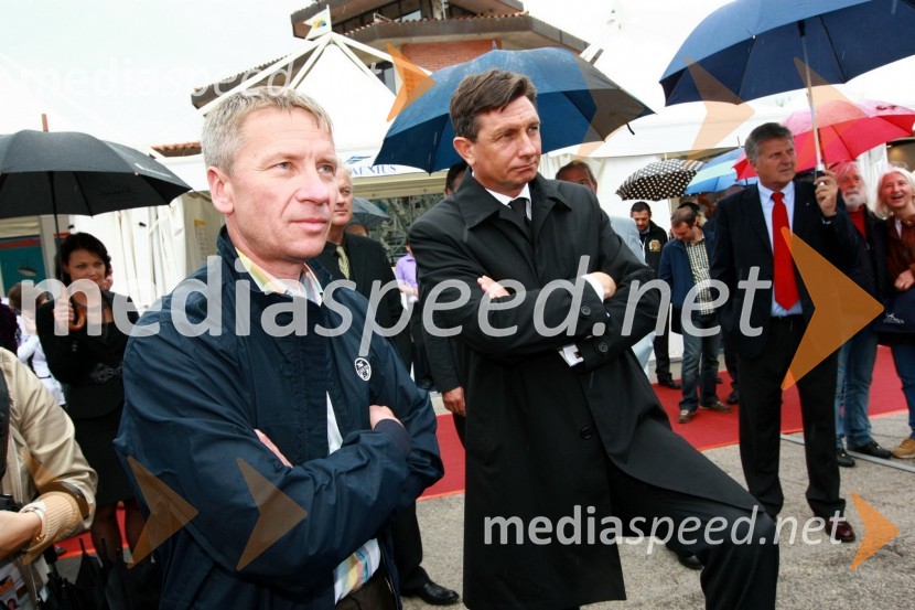 Dr. Robert Ferko, predsednik uprave podjetja Elan d.o.o. in Borut Pahor, predsednik vlade Republike Slovenije15. Internautica 2010, otvoritev