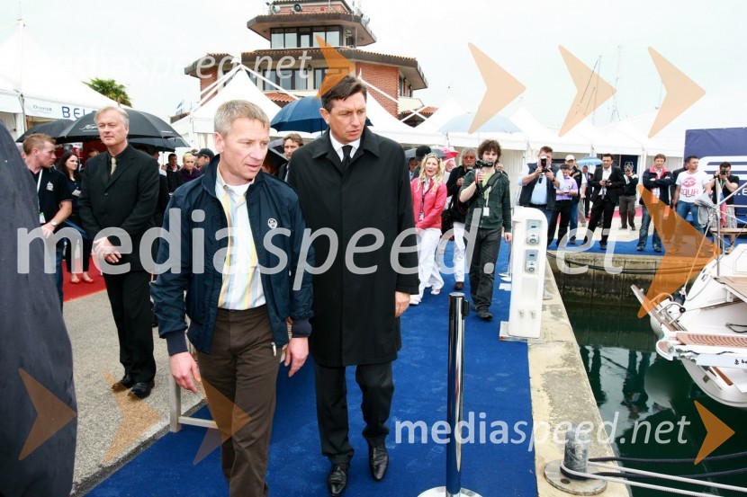 Dr. Robert Ferko, predsednik uprave podjetja Elan d.o.o. in Borut Pahor, predsednik vlade Republike Slovenije15. Internautica 2010, otvoritev