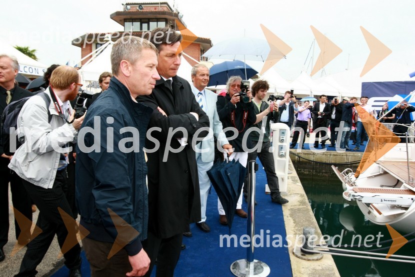 Dr. Robert Ferko, predsednik uprave podjetja Elan d.o.o. in Borut Pahor, predsednik vlade Republike Slovenije15. Internautica 2010, otvoritev