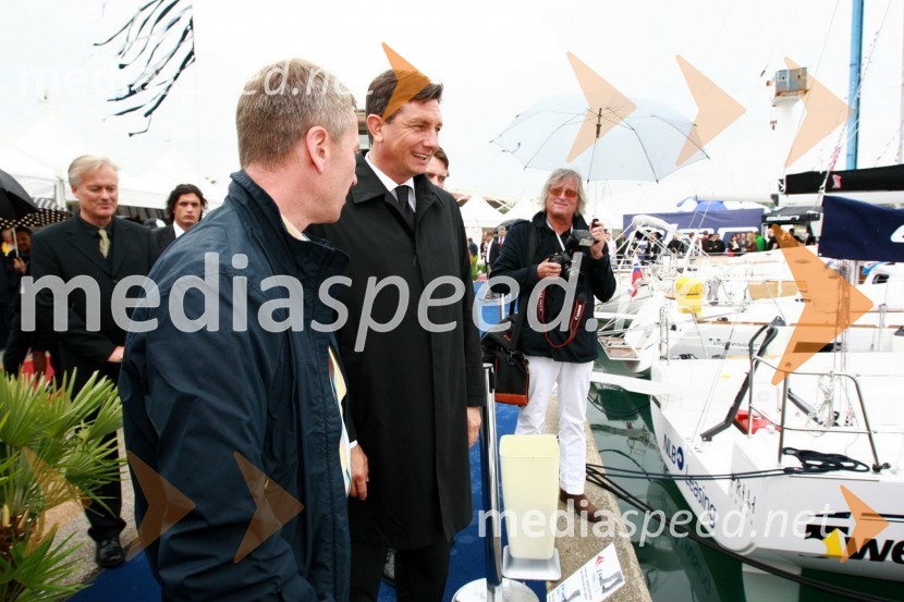 Dr. Robert Ferko, predsednik uprave podjetja Elan d.o.o. in Borut Pahor, predsednik vlade Republike Slovenije15. Internautica 2010, otvoritev