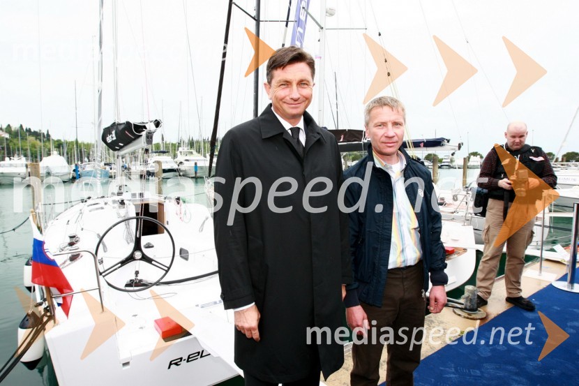 Borut Pahor, predsednik vlade Republike Slovenije in dr. Robert Ferko, predsednik uprave podjetja Elan d.o.o.15. Internautica 2010, otvoritev