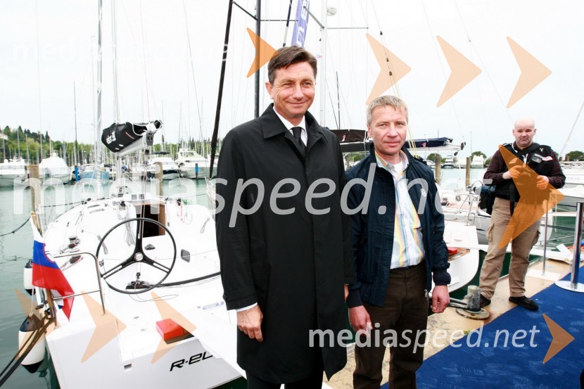 Borut Pahor, predsednik vlade Republike Slovenije in dr. Robert Ferko, predsednik uprave podjetja Elan d.o.o.15. Internautica 2010, otvoritev