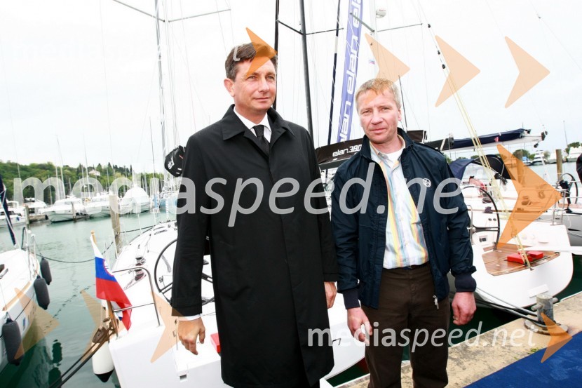 Borut Pahor, predsednik vlade Republike Slovenije in dr. Robert Ferko, predsednik uprave podjetja Elan d.o.o.15. Internautica 2010, otvoritev