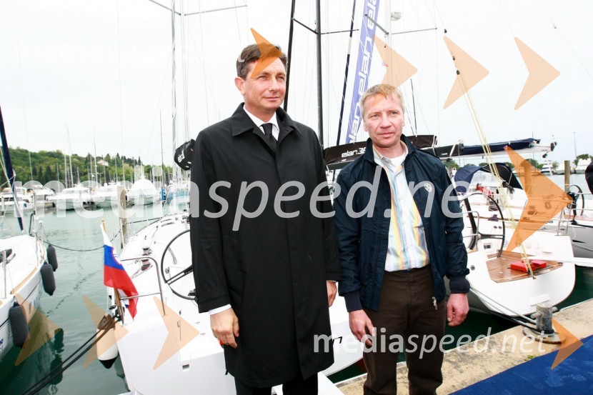 Borut Pahor, predsednik vlade Republike Slovenije in dr. Robert Ferko, predsednik uprave podjetja Elan d.o.o.15. Internautica 2010, otvoritev