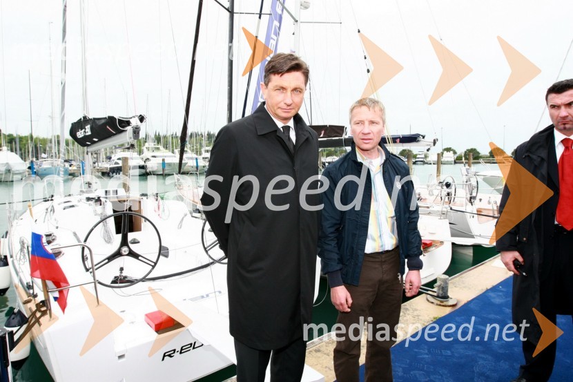 Borut Pahor, predsednik vlade Republike Slovenije in dr. Robert Ferko, predsednik uprave podjetja Elan d.o.o.15. Internautica 2010, otvoritev