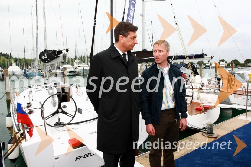 Borut Pahor, predsednik vlade Republike Slovenije in dr. Robert Ferko, predsednik uprave podjetja Elan d.o.o.15. Internautica 2010, otvoritev