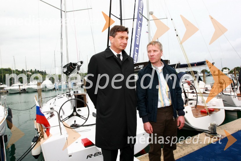 Borut Pahor, predsednik vlade Republike Slovenije in dr. Robert Ferko, predsednik uprave podjetja Elan d.o.o.15. Internautica 2010, otvoritev