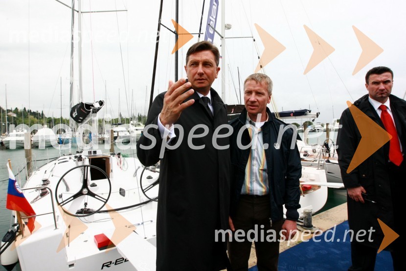 Borut Pahor, predsednik vlade Republike Slovenije in dr. Robert Ferko, predsednik uprave podjetja Elan d.o.o.15. Internautica 2010, otvoritev