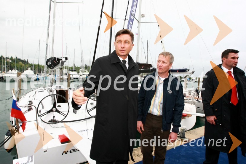 Borut Pahor, predsednik vlade Republike Slovenije in dr. Robert Ferko, predsednik uprave podjetja Elan d.o.o.15. Internautica 2010, otvoritev
