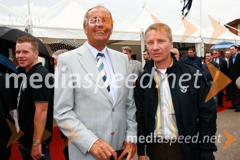 Marjan Božnik, direktor Marine Portorož in dr. Robert Ferko, predsednik uprave podjetja Elan d.o.o.15. Internautica 2010, otvoritev