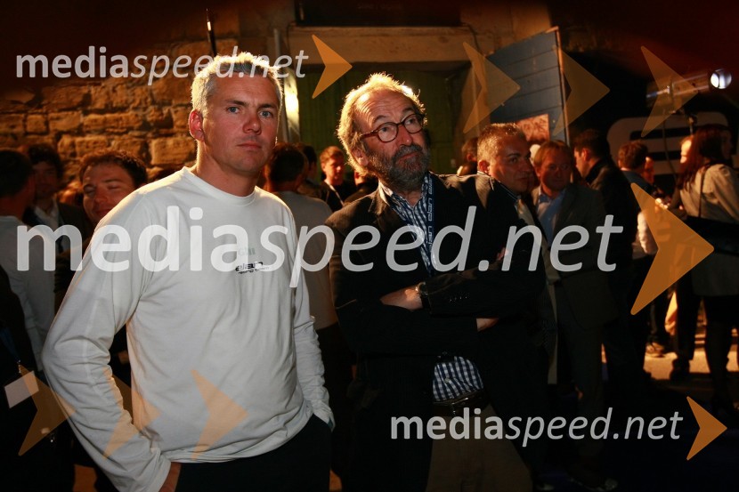 Mitja Margon, jadralec in Rob Humphreys, oblikovalec Elanovih plovilEkskluzivna predstavitev jadrnic Elan 350 R - Evolution in Elan impression 444 Evolution