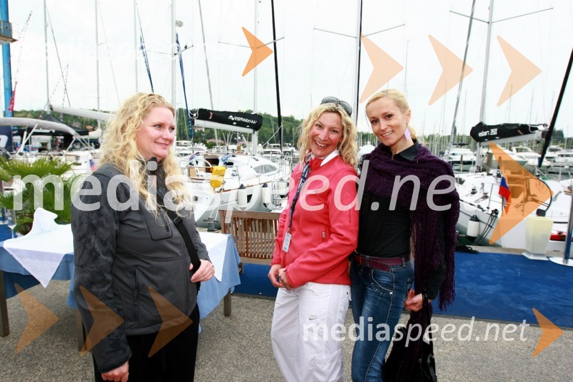 ..., Polona Okorn, vodja marketinga Elan Marine in odnosov z javnostmi Elan skupine in Mojca Pačnik, managerka15. Internautica 2010, otvoritev