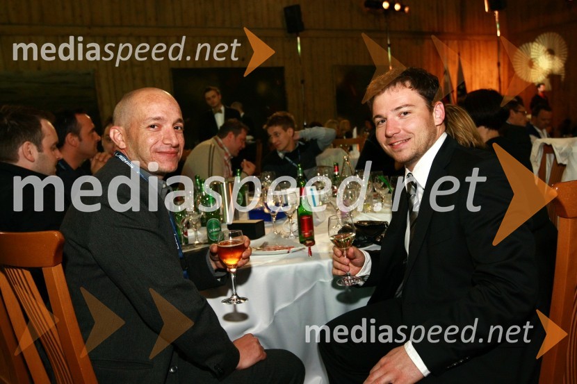 Igor Zupan, vodja razvoja in tehnologije v Elan Marine in Luka Kepec, direktor prodaje Elan MarineEkskluzivna predstavitev jadrnic Elan 350 R - Evolution in Elan impression 444 Evolution