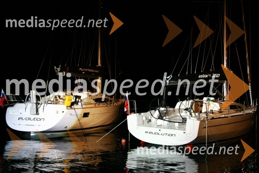 Jadrnici Elan impression 444 Evolution in Elan 350 R - evolutionEkskluzivna predstavitev jadrnic Elan 350 R - Evolution in Elan impression 444 Evolution