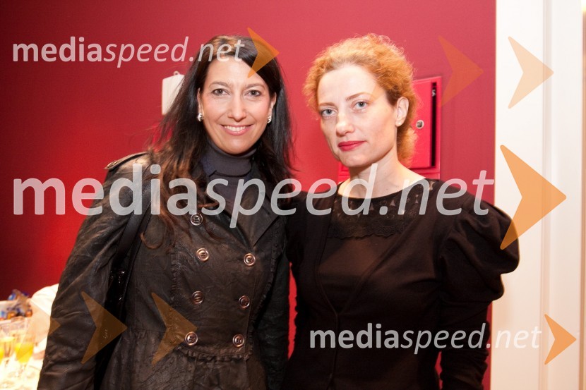 Petra Kancler, novinarka in Hermina Kovačič, urednica Diners MagazinUra leta 2010