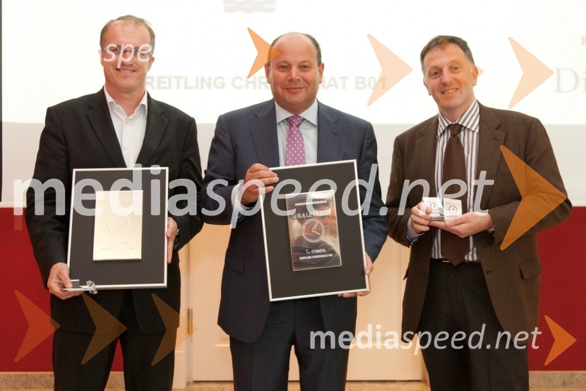 Matjaž Šteblaj, Slowatch, Peter Kellner, CEO UVG/Breitling in Peter Malalan, Draguljarna MalalanUra leta 2010