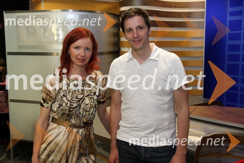 Metka Klajderič Kobler, lastnica agencije Vulcano models in Stipe Jerič, direktor produkcije in strateškega razvoja RTSSanje so večne, modni performans