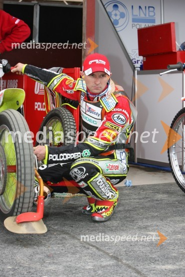 Leigh Adams (Avstralija)SPEEDWAY GRAND PRIX, VN Švedske 2006, trening