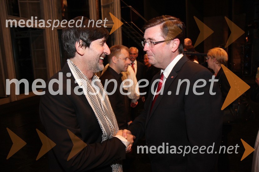 Leo Kulaš, kostumograf in Simon Robinson, dirigentTosca, premiera opere v SNG Maribor