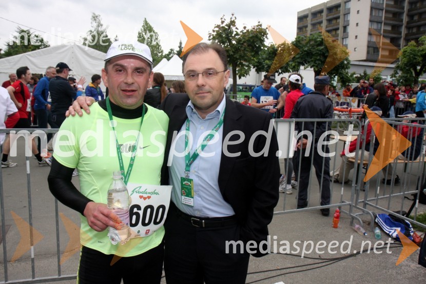 Marjan Hribar, direktor Direktorata za turizem pri Ministrstvu za gospodarstvo in mag. Mladen Kučiš, direktor Terme Radenci30. maraton Treh src