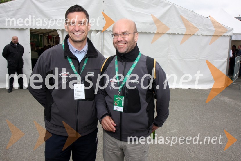 Robi Fišer, projektni vodja na Pomurskem sejmu d.d. in Drago Jug, koordinator30. maraton Treh src