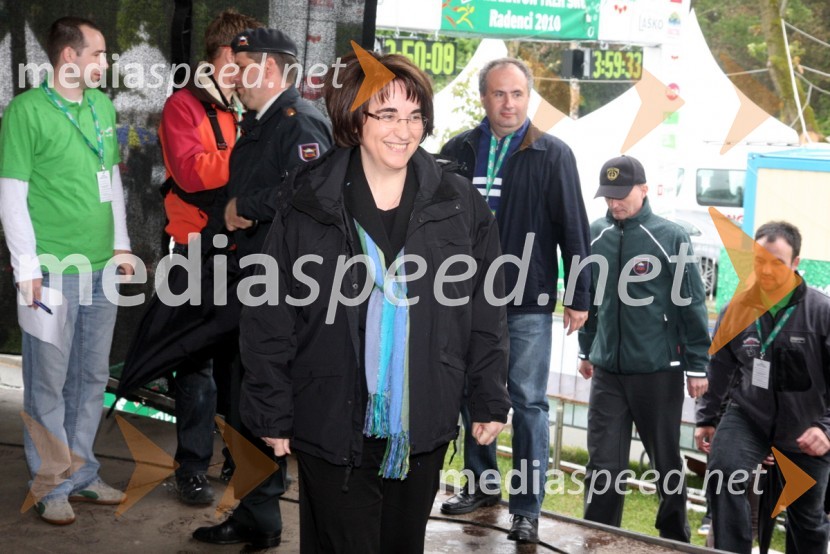 Ljubica Jelušič, ministrica za obrambo30. maraton Treh src