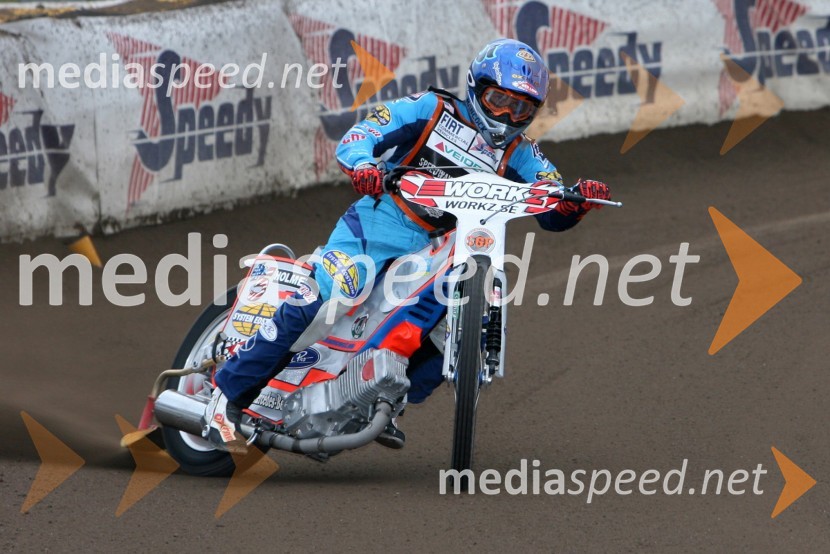 Greg Hancock ZDASPEEDWAY GRAND PRIX, VN Švedske 2006, trening