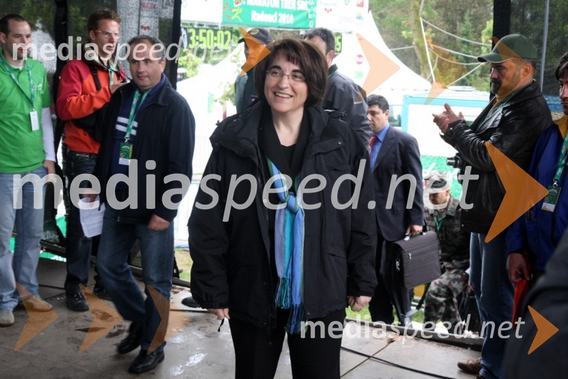 Ljubica Jelušič, ministrica za obrambo30. maraton Treh src