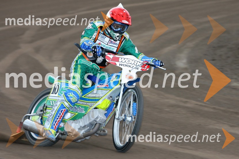 Antonio Lindback (Švedska)SPEEDWAY GRAND PRIX, VN Švedske 2006, trening