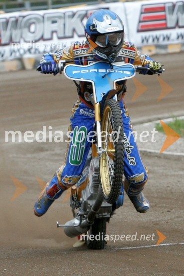 Tony Rickardsson (Švedska)SPEEDWAY GRAND PRIX, VN Švedske 2006, trening