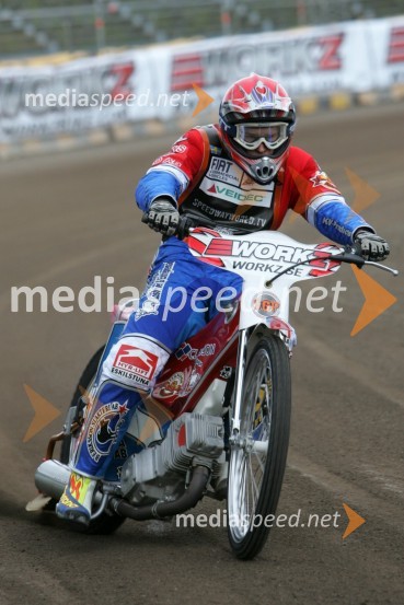 Eric Andersson (Švedska)SPEEDWAY GRAND PRIX, VN Švedske 2006, trening