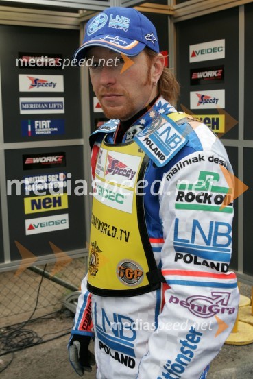 Jason Crump (Avstralija)SPEEDWAY GRAND PRIX, VN Švedske 2006, trening