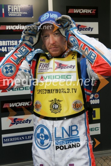 Jason Crump (Avstralija)SPEEDWAY GRAND PRIX, VN Švedske 2006, trening