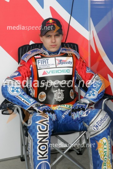 Jaroslaw Hampel (Poljska)SPEEDWAY GRAND PRIX, VN Švedske 2006, trening