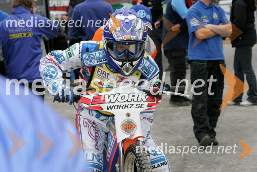 Jason Crump (Avstralija)SPEEDWAY GRAND PRIX, VN Švedske 2006, trening