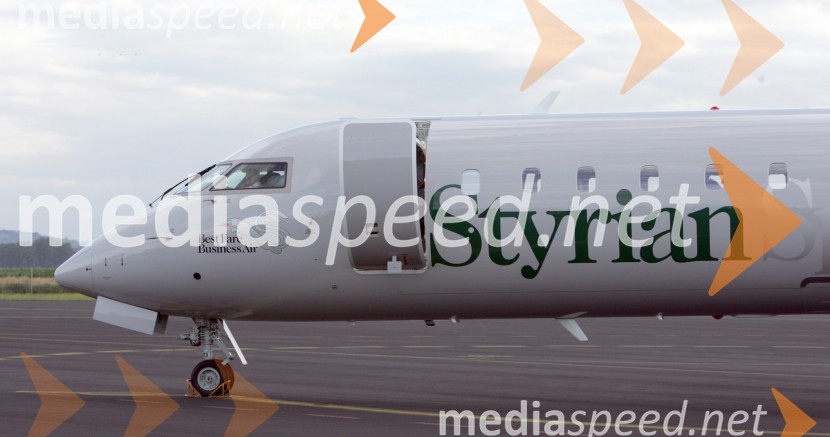 Letalo Bombardier Canadair Regional Jet 700 (CRJ 700)Novo letalo družbe Styrian Spirit