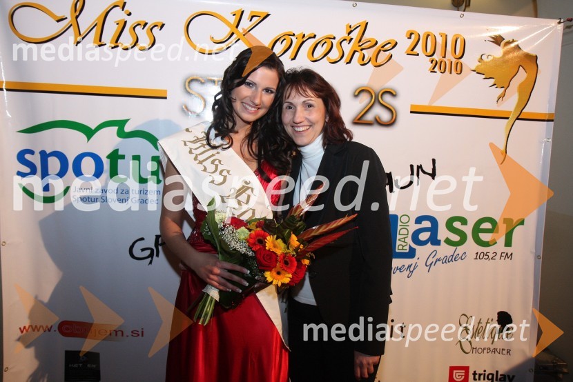 Sandra Skutnik, Miss Koroške 2010 in njena mamaMiss Koroške 2010 je postala Sandra Skutnik