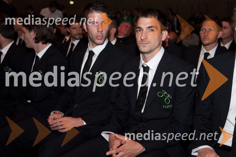 Boštjan Cesar, nogometaš in Branko Ilič, nogometašPredstavitev slovenske nogometne reprezentance